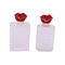 Fertigen Sie Größe Zamak-Parfüm-Kappen-Schließungen Zamac-Kappen-Mund-Lippenform für 15mm Flaschen besonders an
